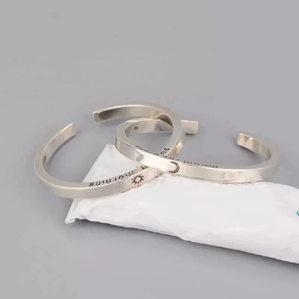 NEW Heavy Star Engraved Cuff Bracelet | 18k Gold‎ Plated